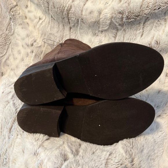 Levi's Brown Leather Boots Lined W/ Sherapa Women Sz 6 1/2 NWOB - Picture 6 of 10